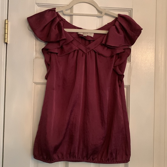 Loft flutter sleeve top - Picture 5 of 6